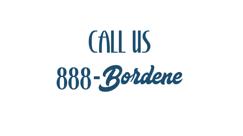 text stating to call bordene phone number 888-267-3363